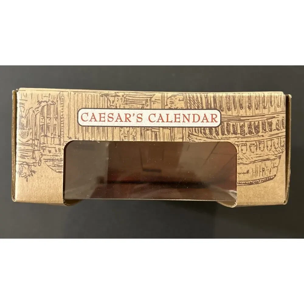 Caesar's Calendar True Genius Wood Brainteaser Puzzle Brand New In Box!